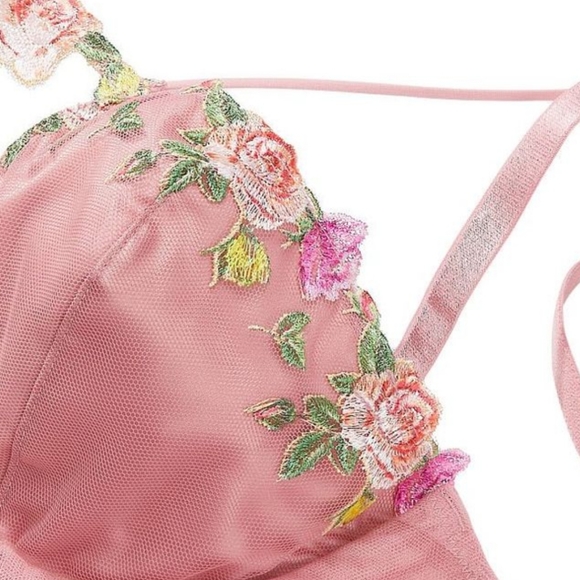 Victorias Secret Dream Angels Rose floral embroidery corset top - Picture 4 of 7